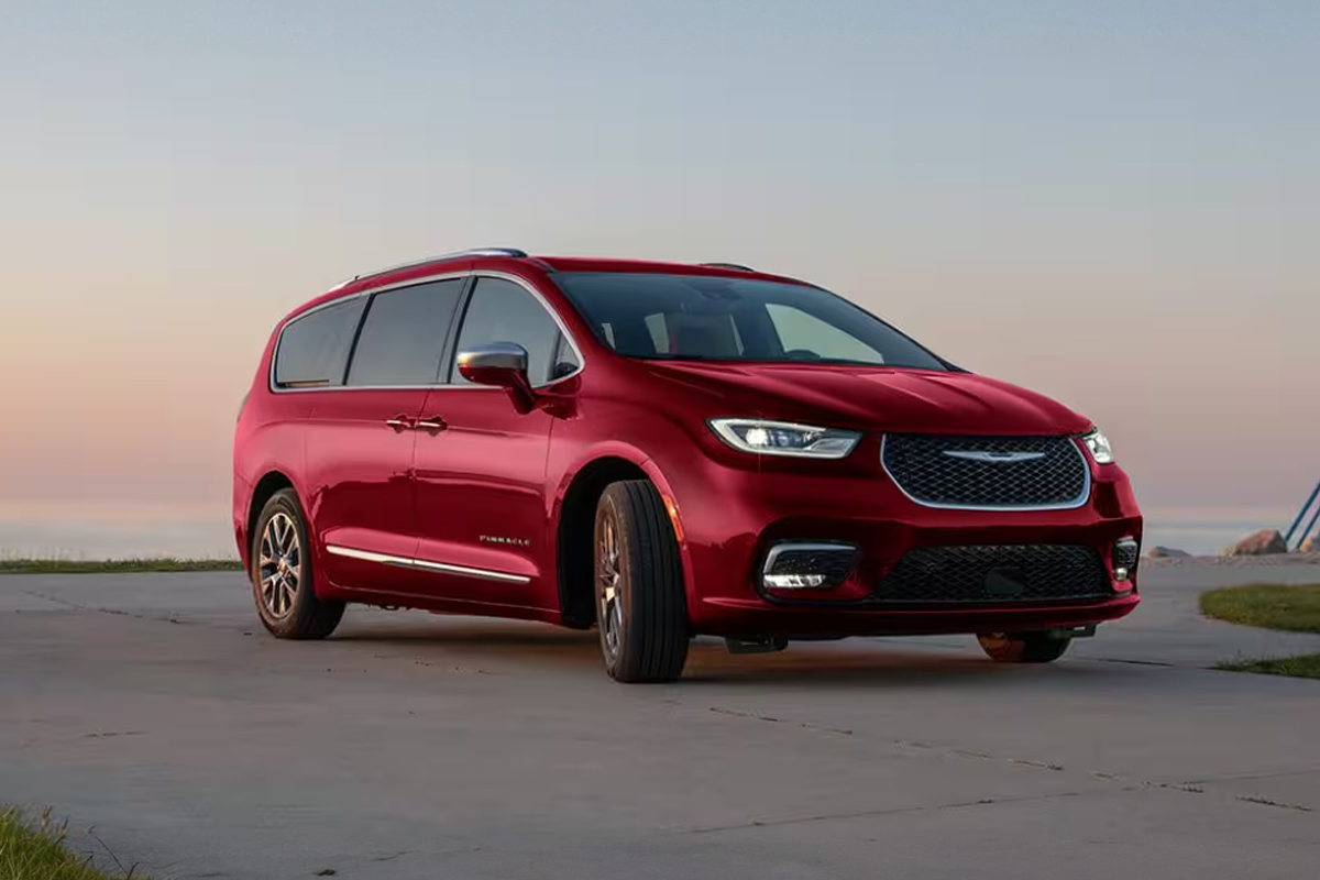 A Chrysler Pacifica near Merced, CA.