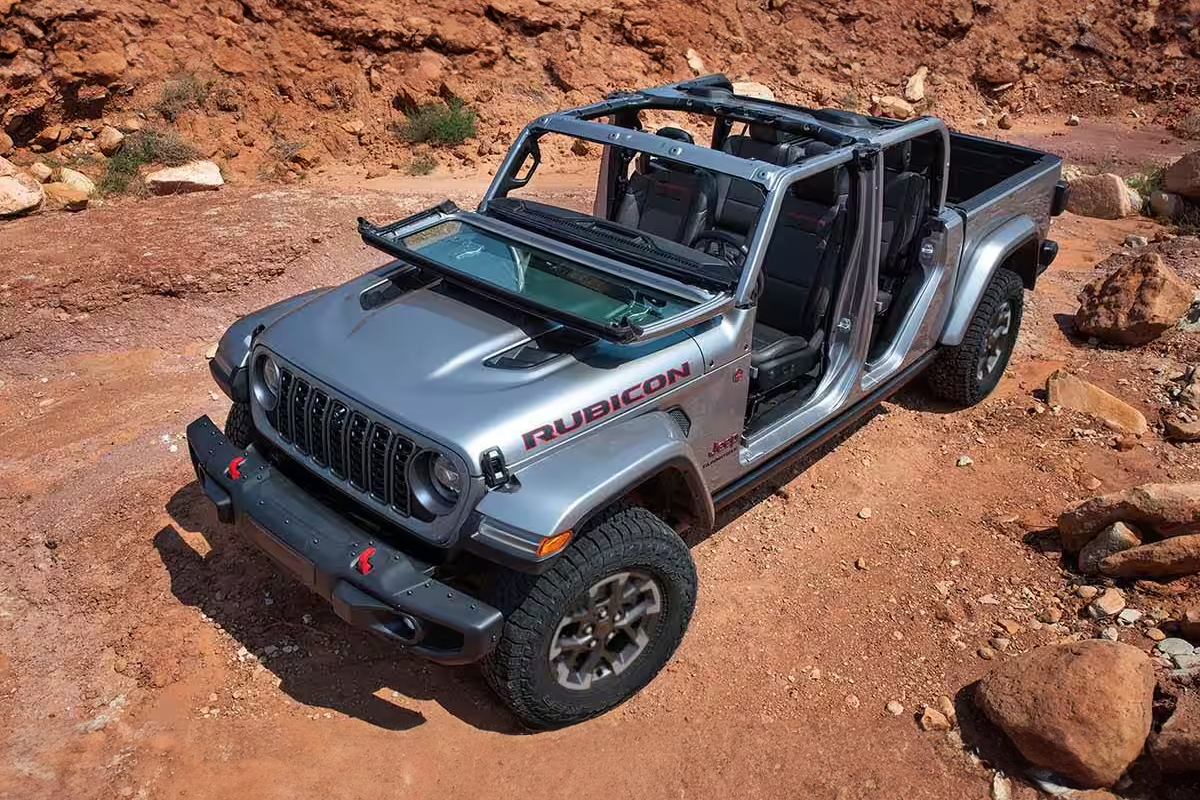 A Jeep Gladiator Rubicon near Los Banos, CA.