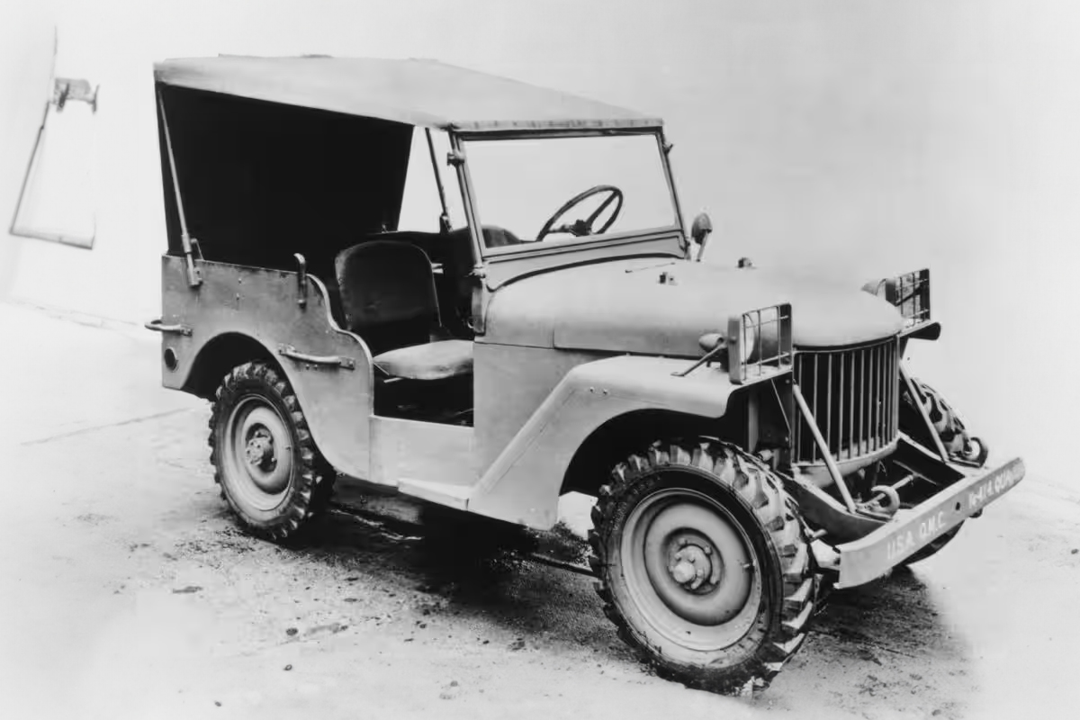 A Jeep near Merced, CA.